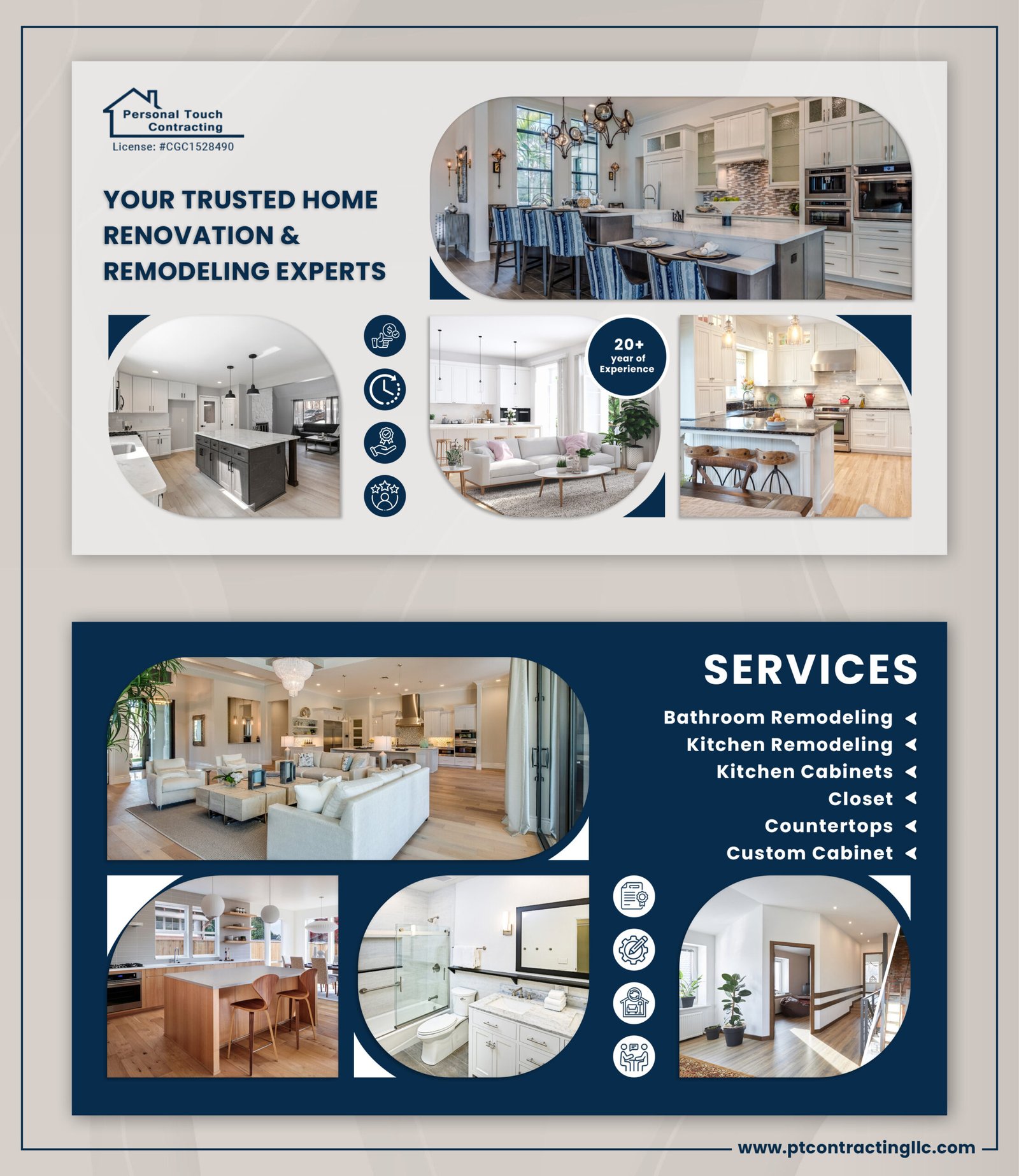 personal touch contracting social media